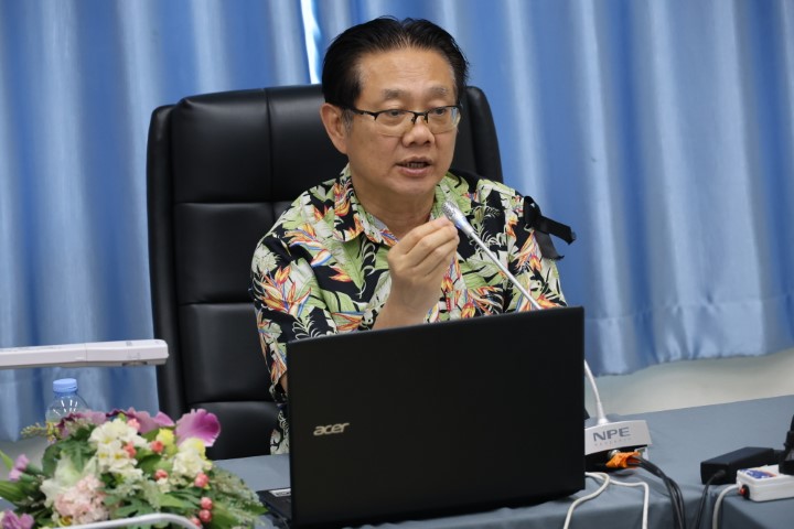 ม.นครพนม จัดประชุมคณะกรรมการดำเนินงานหอประชุมวชิรบพิตร